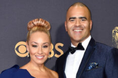 Christopher Jackson and singer Veronica attend the 69th Annual Primetime Emmy Awards