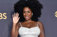 Uzo Aduba attends the 69th Annual Primetime Emmy Awards in 2017