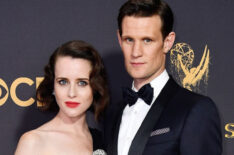 Claire Foy and Matt Smith attend the 69th Annual Primetime Emmy Awards