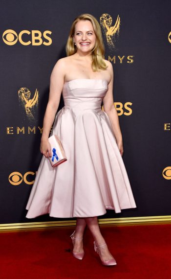 Elisabeth Moss attends the 69th Annual Primetime Emmy Awards on September 17, 2017