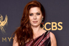 Debra Messing attends the 69th Annual Primetime Emmy Awards