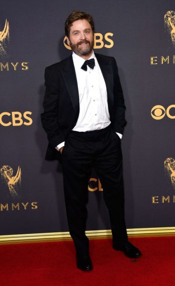 Zach Galifianakis attends the 69th Annual Primetime Emmy Awards in 2017