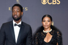 Dwyane Wade and actor Gabrielle Union attend the 69th Annual Primetime Emmy Awards