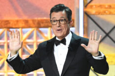 Stephen Colbert performs onstage during the 69th Annual Primetime Emmy Awards