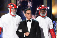 Stephen Colbert during the 69th Annual Primetime Emmy Awards