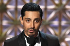 Riz Ahmed accepts the Outstanding Lead Actor in a Limited Series or Movie award for 'The Night Of' onstage during the 69th Annual Primetime Emmy Awards
