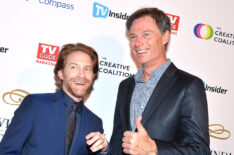 Paul Turcotte, President TV Guide Magazine and honoree Seth Green attend the Television Industry Advocacy Awards benefiting The Creative Coalition