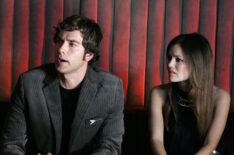 Chuck - Zachary Levi as Chuck Bartowski and Rachel Bilson as Lou - 'Chuck vs. The Imported Hard Salami'