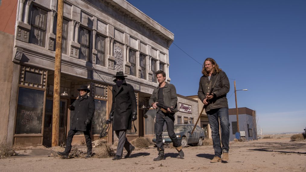 Yul Vázquez as Rev. Sheehan, Peter Mensah as Lemuel, Francois Arnaud as Manfred, Jason Lewis as Joe in Midnight, Texas - Season 1