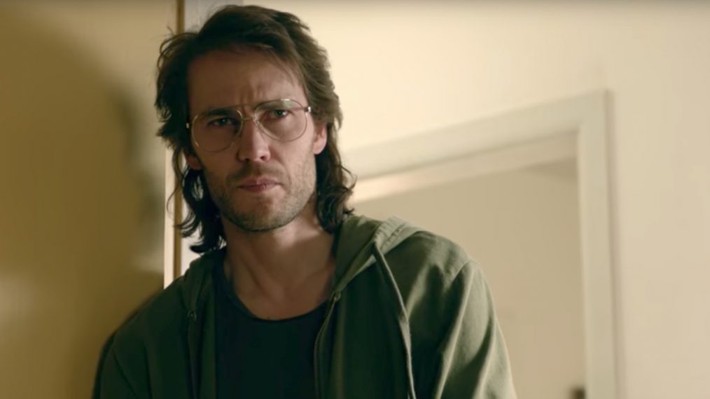 Taylor Kitsch as David Koresh in a scene from Paramount Network's Waco