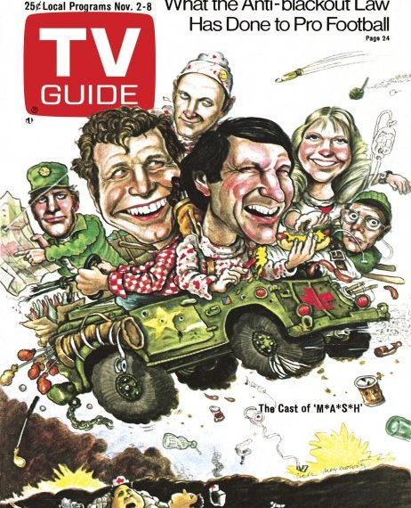 M*A*S*H November 1974 TV Guide cover