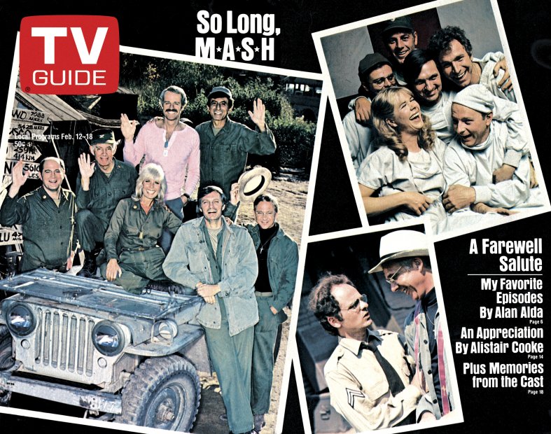 MASH February 1983 TV Guide cover