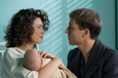 Outlander - Caitriona Balfe (as Claire Randall Fraser), Tobias Menzies (as Frank Randall)