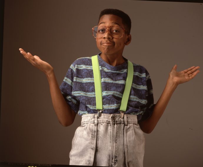 Jaleel White as Steve Urkel in Family Matters