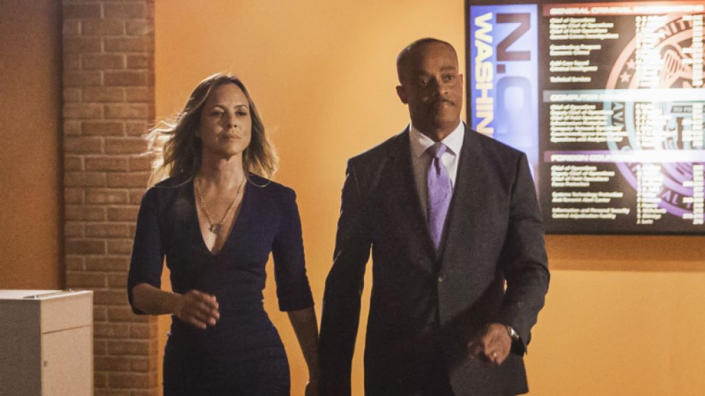 NCIS - Maria Bello, Rocky Carroll