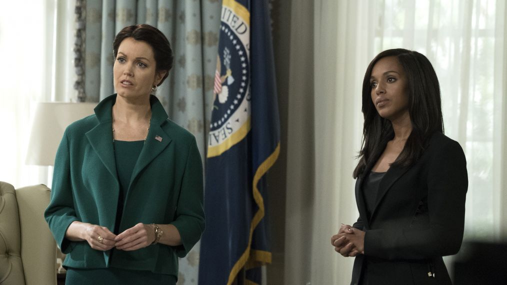 Scandal - Bellamy Young as Mellie Grant and Kerry Washington as Olivia Pope