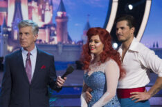 Dancing With The Stars - Tom Bergeron, Sasha Pieterse as Ariel from The Little Mermaid, and Gleb Savchenko