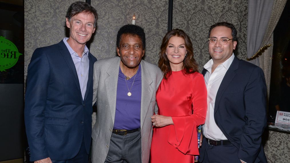 TV Guide Magazine Cover Celebration for Sela Ward - Paul Turcotte, Charley Pride, Sela Ward, Monty Sarhan