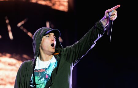 Eminem performs during 2014 Lollapalooza Day One at Grant Park