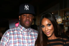 Vincent Herbert and singer Tamar Braxton attend WE tv's premiere of 'Kendra On Top' and 'Driven To Love'