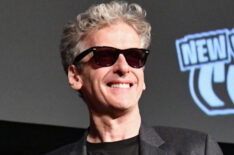 Peter Capaldi speaks onstage during BBC America Presents: Spotlight panel during the 2017 New York Comic Con