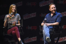 Adrianne Palicki and Scott Grimes - 2017 New York Comic Con - Day 2
