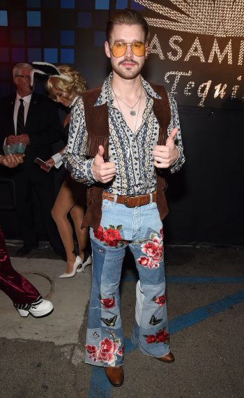 Chord Overstreet attends Casamigos Halloween Party on October 27, 2017