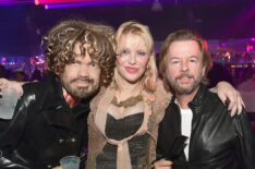 Courtney Love and David Spade attend the 2017 Casamigos Halloween Party