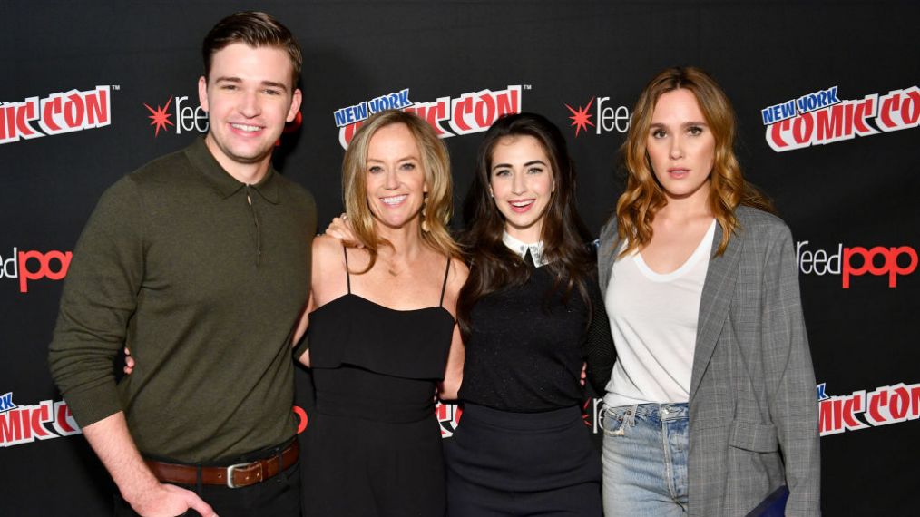 Burkely Duffield, Dilan Gwyn, Eden Brolin at 2017 New York Comic Con