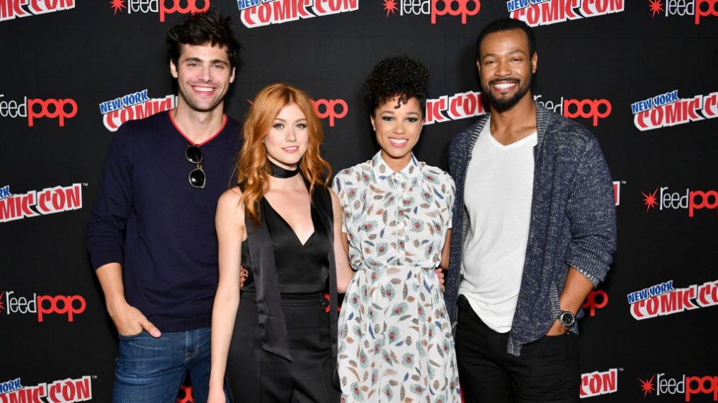 Shadowhunters New York Comic Con - Matt Daddario, Katherine McNamara, Alisha Wainwright, and Isaiah Mustafa