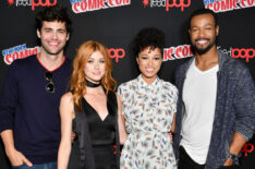 Shadowhunters New York Comic Con - Matt Daddario, Katherine McNamara, Alisha Wainwright, and Isaiah Mustafa