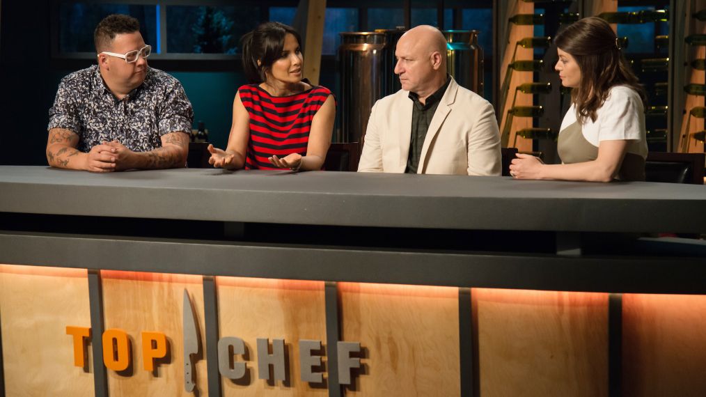 Top Chef - Season 15 - Graham Elliot, Padma Lakshmi, Tom Colicchio, Gail Simmons