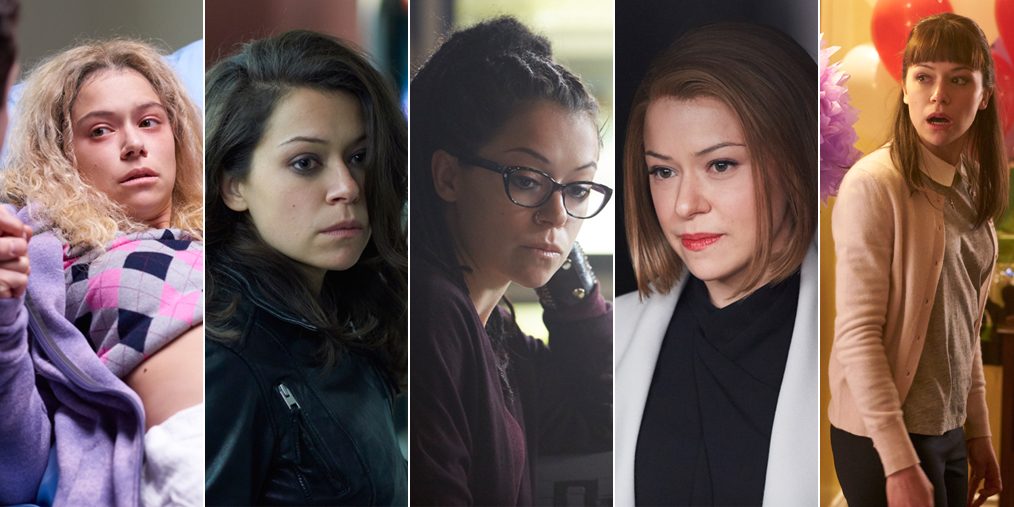 Orphan Black collage - TATIANA MASLANY