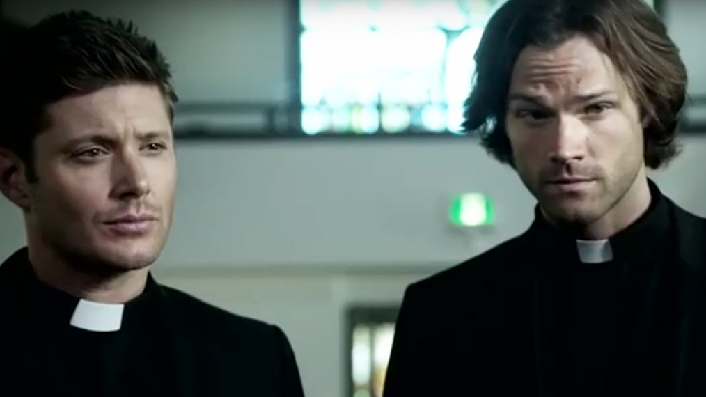 Supernatural - Jensen Ackles and Jared Padalecki as priests - 'Nightmare'