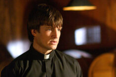 Nathan Fillion as a sadistic priest in Buffy the Vampire Slayer
