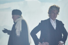 David Bradley and Peter Capaldi in the Christmas special 'Doctor Who: Twice Upon a Time'