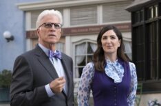 Ted Danson and D'Arcy Carden in The Good Place - 'Janet and Michael'