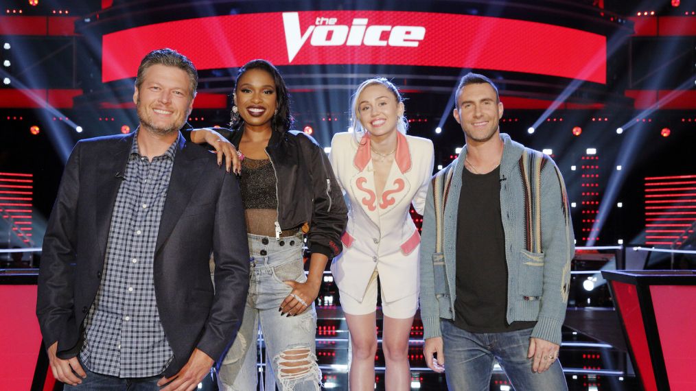 The Voice - Season 13 - Blake Shelton, Jennifer Hudson, Miley Cyrus, Adam Levine