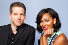 Stark Sands and Meagan Good of Minority Report