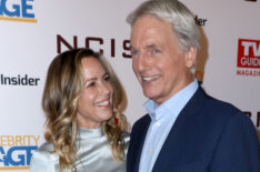 Co-stars Maria Bello and Mark Harmon attend the TV Guide Magazine Cover Party for Mark Harmon and 15 seasons of the CBS show NCIS