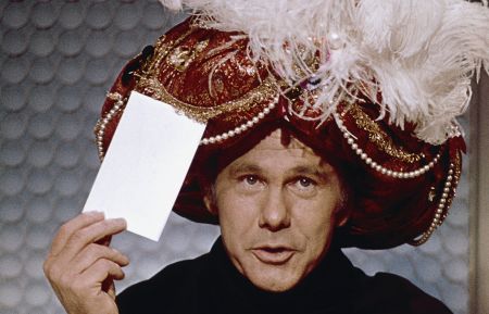 Johnny Carson as Carnac the Magnificent