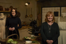 Sophie McShera (Daisy Mason) and Lesley Nicol (Mrs. Patmore) - Downton Abbey: The Exhibition - Season 2017