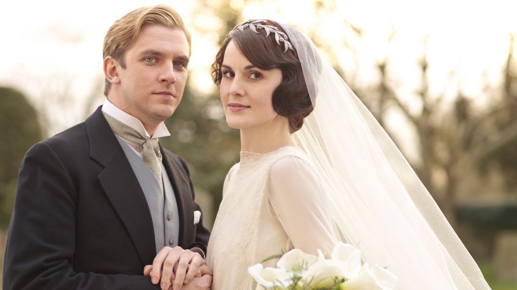 Downton Abbey - Dan Stevens as Matthew Crawley and Michelle Dockery as Lady Mary