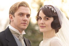 Downton Abbey - Dan Stevens as Matthew Crawley and Michelle Dockery as Lady Mary