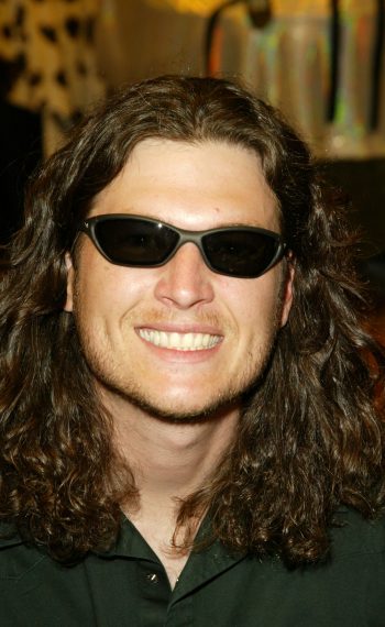 Blake Shelton with long hair