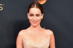 Emilia Clarke attends the 68th Annual Primetime Emmy Awards