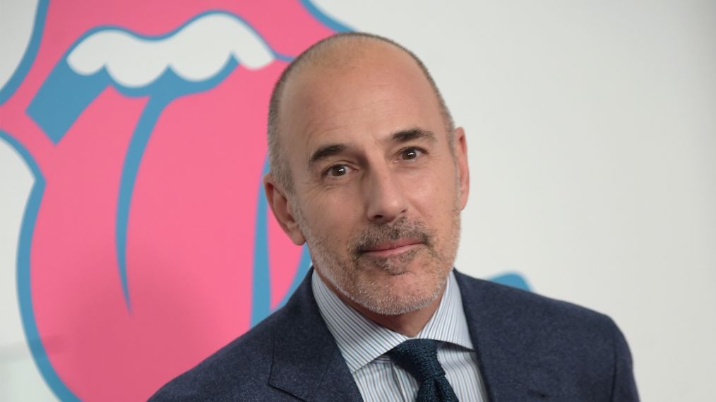 Matt Lauer attends The Rolling Stones celebrate the North American debut of Exhibitionism