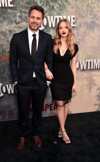 Thomas Sadoski and Amanda Seyfried attend the premiere of Showtime's 'Twin Peaks'