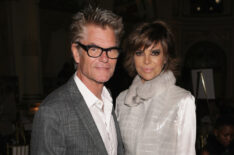 Harry Hamlin and his wife Lisa Rinna attend New York Fashion Week
