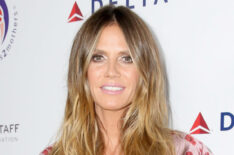 Heidi Klum attends The Elizabeth Taylor AIDS Foundation and mothers2mothers dinner